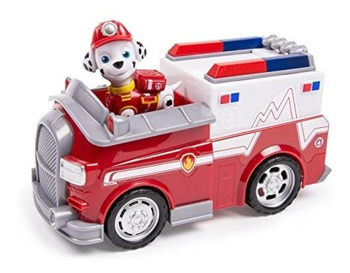 Imagen 10 de 10 de La Ambulancia Emt De Paw Patrol Marshall, Vehículo Y Figura.