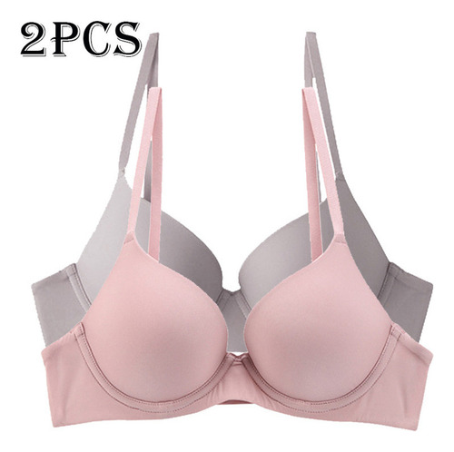 2 Piezas Ropa Interior Push Up Bras For Mujer Que No Dej
