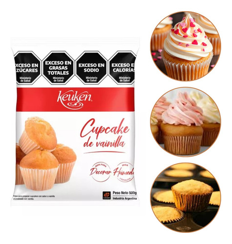 Premezcla Cupcake De Vainilla Lodiser X 500gr