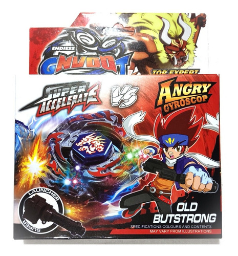Bey Blade Bley Bley Super Accelerate Vs Angry Gyroscop