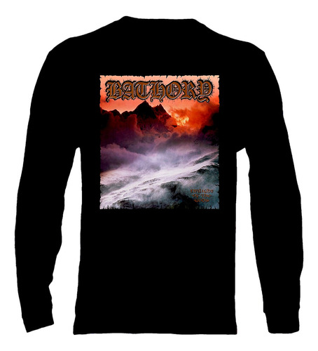 Polera Manga Larga Bathory - Ver 19 - Twilight Of The Gods