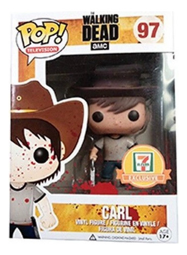 Funko Pop! The Walking Dead - Carl Grimes (bloody) #97 7elvn (Usado)