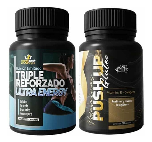 Quemador Grasa Ultra Energy + Levanta Gluteos + Envio Gratis