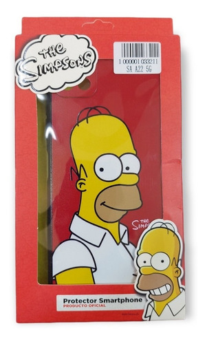 Carcasa Samsung Galaxy A22 5g Diseño Oficial Los Simpsons