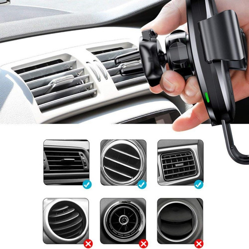 Cargador Inalambrico Qi De Celular Para Auto Fast Charger ®