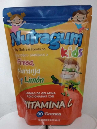 X2 Vitamina C Gomitas Kids X90 - Unidad a $35000