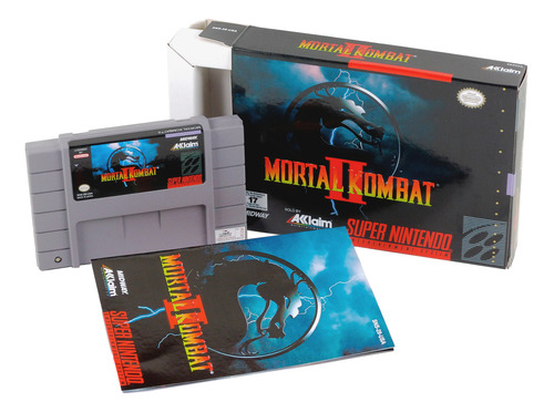 Mortal Kombat Ii 2 Super Nintendo Snes Completo