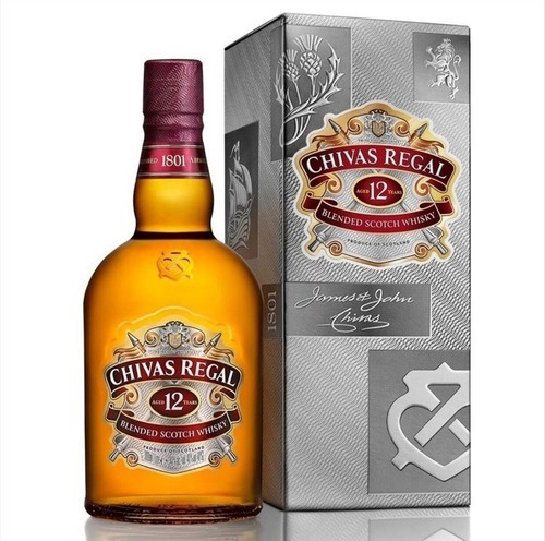 Whisky Chivas Regal 12 Anos Escocês 1 Litro
