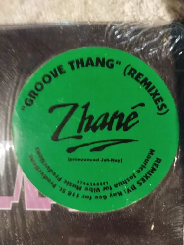 Disco Vinil Single Zhané - Groove Thang Remixes Importado