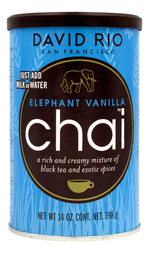 Té Elephant Vanilla Chai 398g David Rio