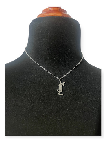 Collar Con Dije Lsy Plateado