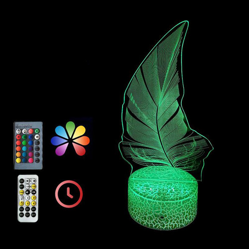 3d Planta En Forma De Luz De La Lámpara De Escritorio De La