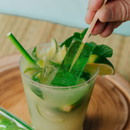 30 Pirulitos De Cristal Para Caipirinha - Kit Com 5 Sabores