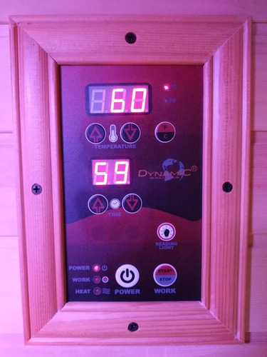 Sauna Rayos Infrarrojo Madera Y Calentones Al Carbon 2 Pers. (Usado)