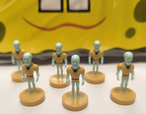 Figura Calamardo Guapo Vuala 6 Piezas (Usado)