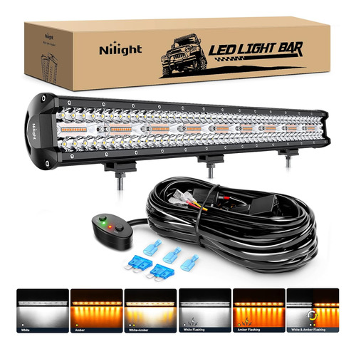 Barra De Luz Led Nilight Zh510, 540 W, 6 Modos, 26 Pulgadas