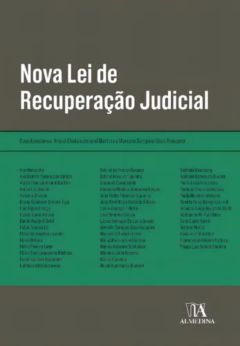 Nueva ley de recuperación judicial - 01ed/21, De Martins, Andre Chateaubriand E Ricupero, Marcelo S., vol. 1. Editorial Almedina, tapa blanda en portugués