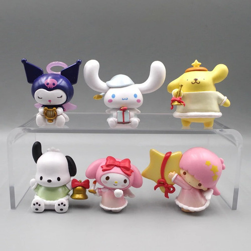 Kuromi Y Sus Amigos Set De 6 Figuras Colección