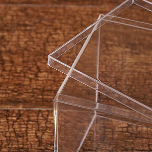 Caja De Cubo Transparente Para Almacenamiento De Cuentas Y J