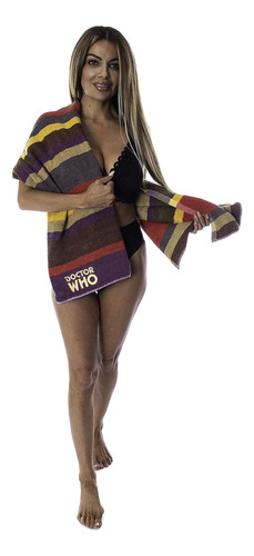 Toalla De Bano Multicolor Doctor Who 4th Doctor 28 X 55