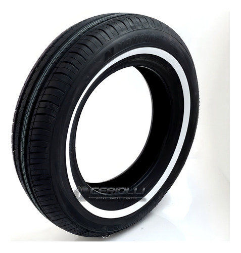 Pneu 165 R80 Aro 15 Faixa Branca Fusca Brasilia Nankang