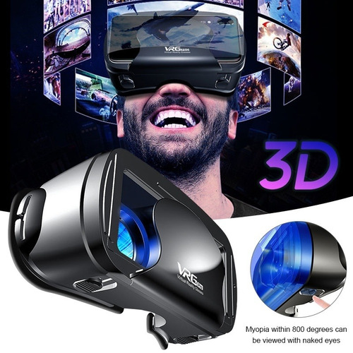 Audifono Vr Lente Video 3d Realidad Virtual Adecuada