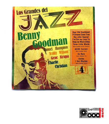 Lp Los Grandes Del Jazz 4 - Benny Goodman, Gene Krupa... 