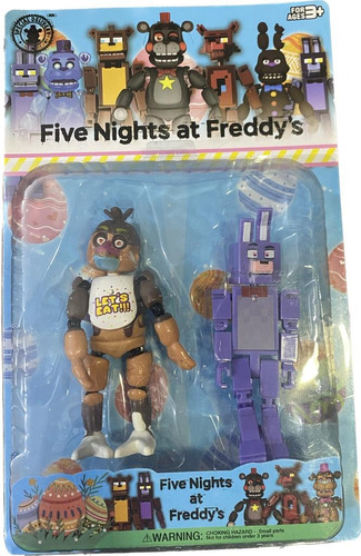 Muñecos Five Nights At Freddys  Desarmable Con Luz Varios X2