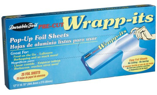 Hojas De Aluminio Emergentes Precortadas Wrapp-its De Papel 