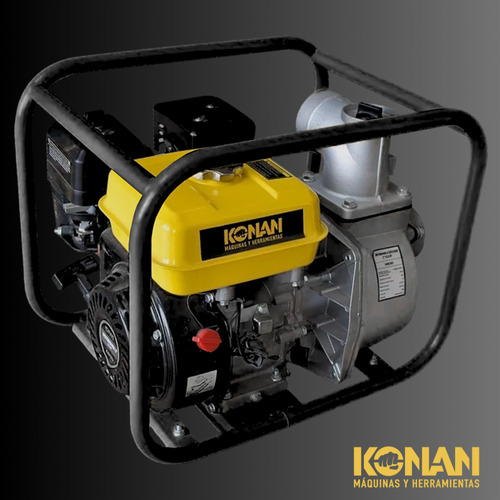 Motobomba A Explosión De 3'' 6.5 Hp Konan Agua Sucia 4 Tiempos Riego Desagote