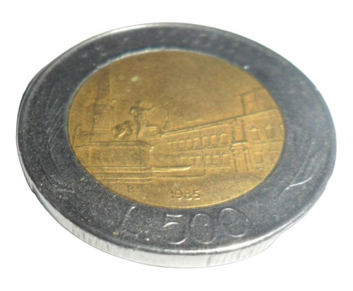 Moneda Italia 500 Liras 1985