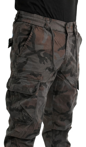 Pantalón Cargo Camuflado Hombre Importado Henglumao 060