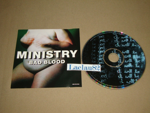 Ministry Bad Blood 1999 Warner Cd Promo Single