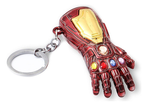 Llavero De Guante De Iron Man Gemas Del Infinito Avengers