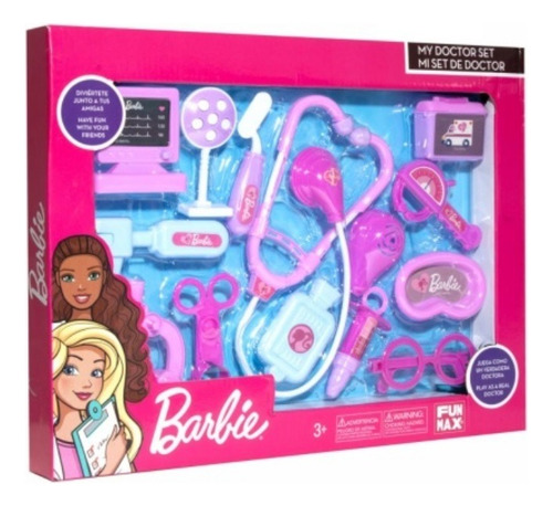 Kit De Doctor Para Niños Barbie Original 
