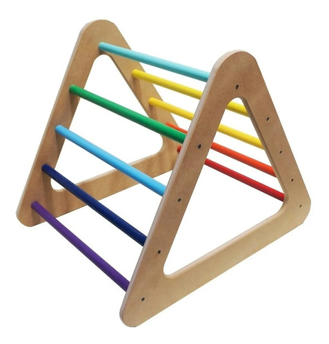 Triangulo Trepador Montessori Mdf Natural Lakalumba