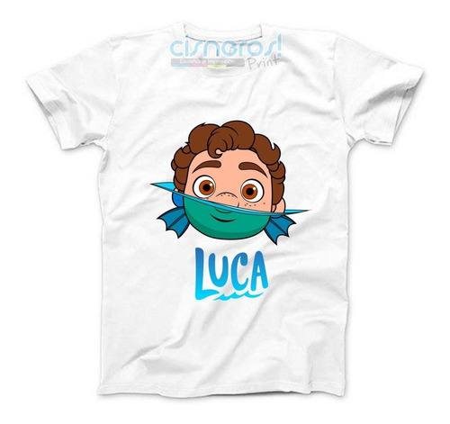 Playera Luca Pixar Cara Dividida Todas Las Tallas