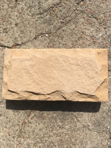 Piedra Arenisca Escafilada (con Relieve) 15 X 30 Cm Pared