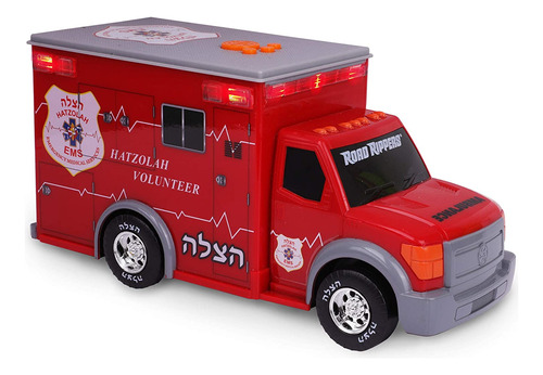 Vehículos Sin Control Remoto De Ambulancia Para Niños Rojos