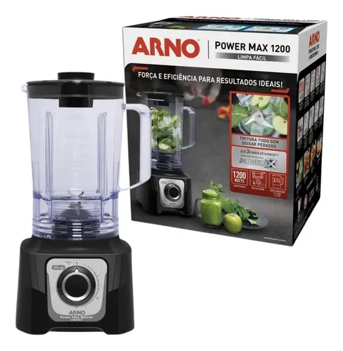 Licuadora arno ln55 power online max 1000w 220v negro