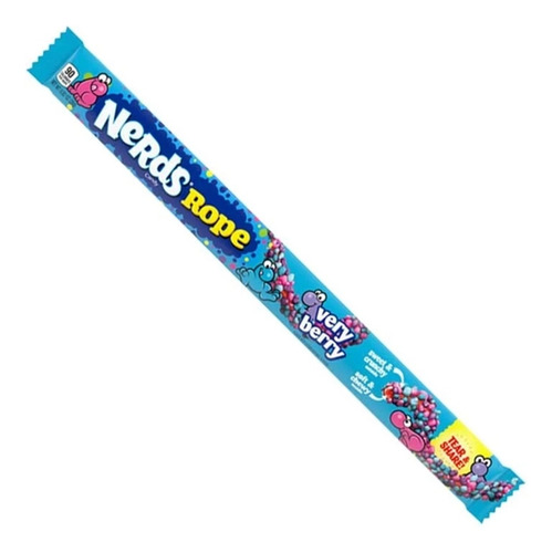 Bala Wonka Nerds Rope Very Berry Gigante 26g Unidade