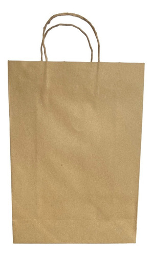 50 Bolsas De Papel Kraft Super Resistentes 25x10x35 Cm (Usado)