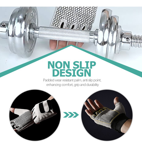 1 Par De Guantes De Gimnasio Transpirables, Portátiles