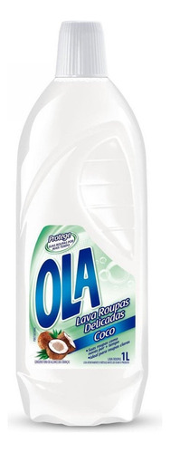 Sabão Líquido Ola Coco Para Roupas Finas E Delicadas 1l