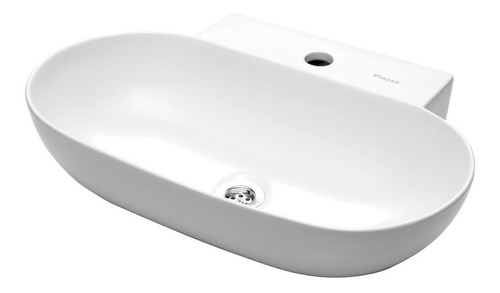 Imagen 1 de 1 de Bacha de baño de apoyar Piazza A171 blanco esmaltado  125mm de alto