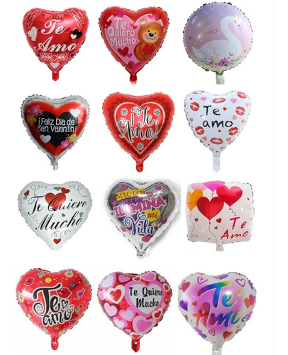 Pack De 50 Globos De Amor Con Las Varillas Incluyen 