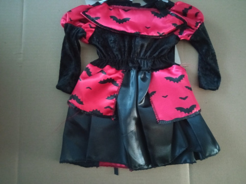 Disfraz Vampira Para Niña Nuevo Incluye Envío