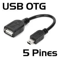 Comprar Cable Otg Usb Mini Usb Macho A Usb Hembra V3 5pines Macho