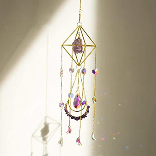 Para Suncatcher Crystal Boho Decor, Colgador De Sol Con