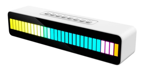 Barra De Sonido Bluetooth Micro Sd Aux Luz Led Rgb Ritmica